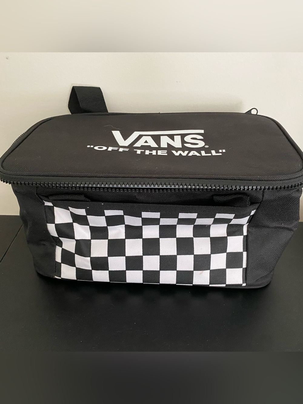 Vans Black & White Checkerboard Toiletry Bag lunch box